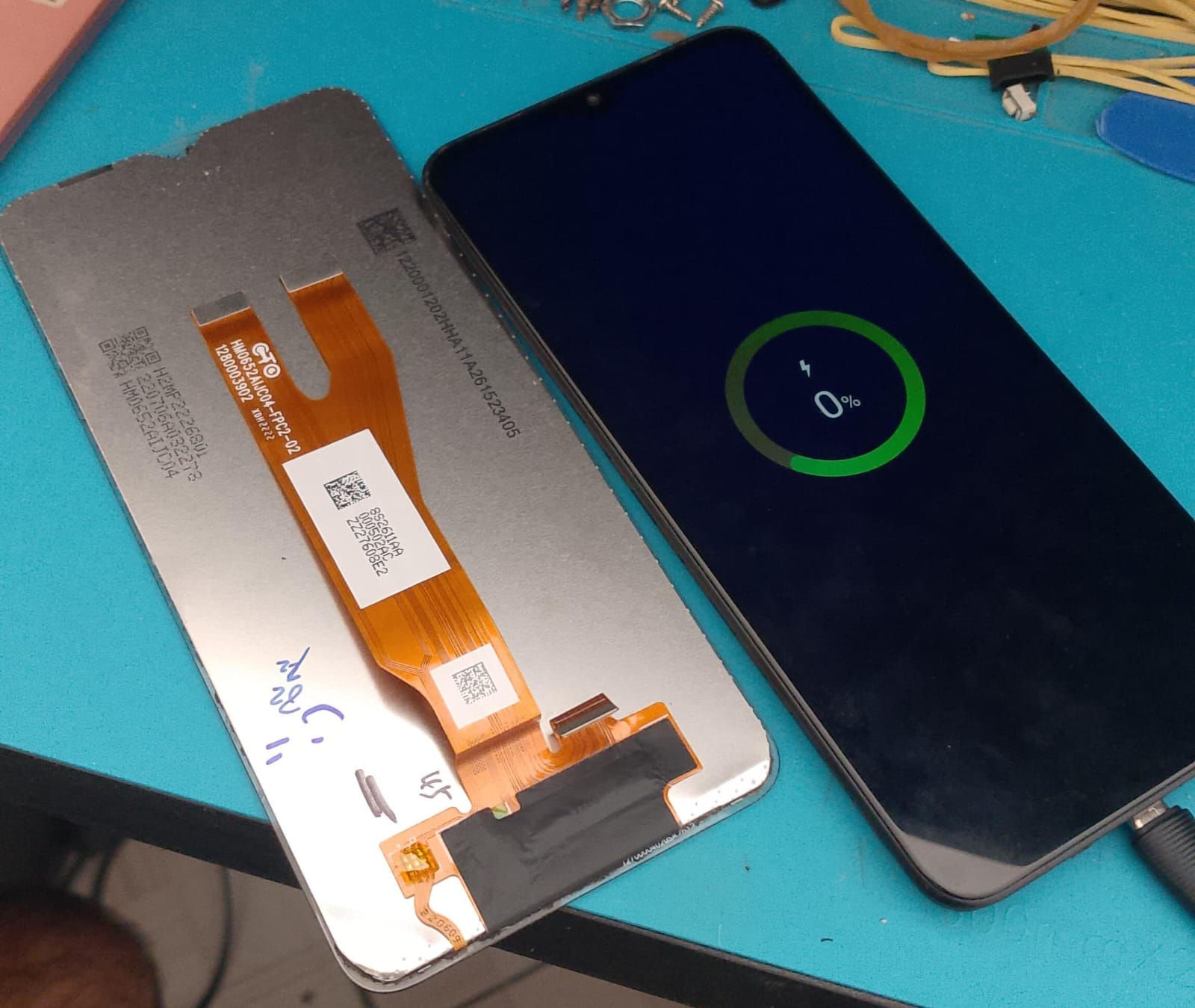 Troca de tela de smartphone